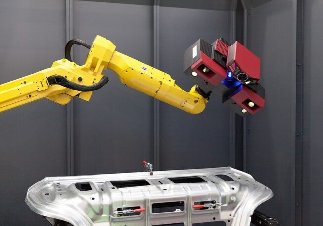 Robotic,Arm,With,3d,Scanner.,Automated,Scanning.